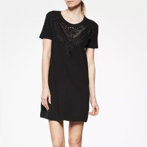 Paige Pru Dress in Black. Size S